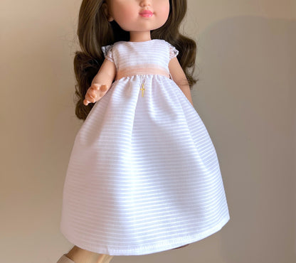 Vestido de comunhão boneca Pandora