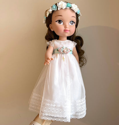 Muñeca de comunión personalizada con vestido JULIA TUL