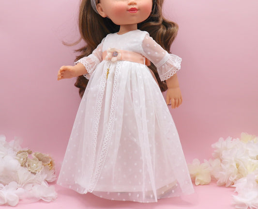 Regina doll communion dress