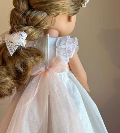 Vestido comunión muñeca Brigitte Lino