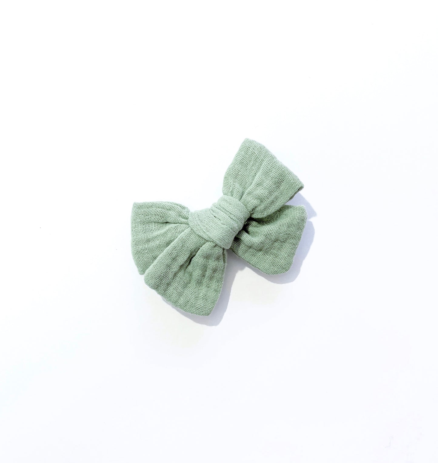 Muslin Hair Bow - MEDIUM 40% off 2nd unit!