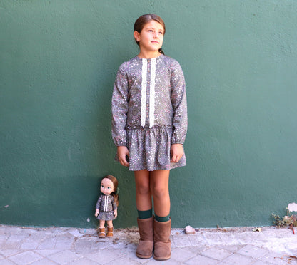 Vestido camisero para niña VALLEY