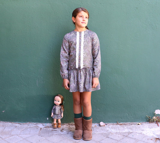 Vestido camisero para niña VALLEY