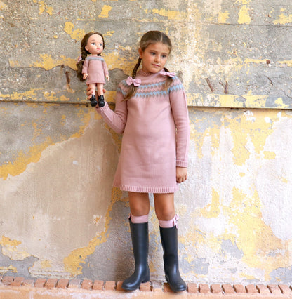 Vestido Aspen NIÑA - Rosa beauty