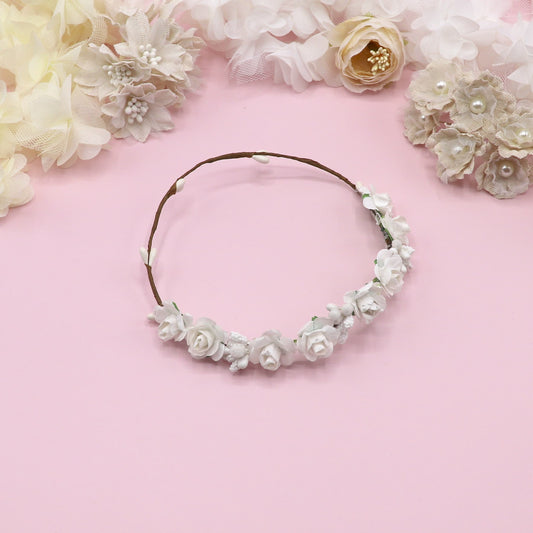 Coronita ROMANA muñeca - Blanco