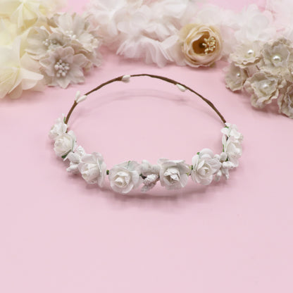 Coronita ROMANA muñeca - Blanco