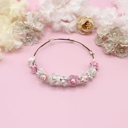 Coronita ROMANA muñeca - Rosa palo