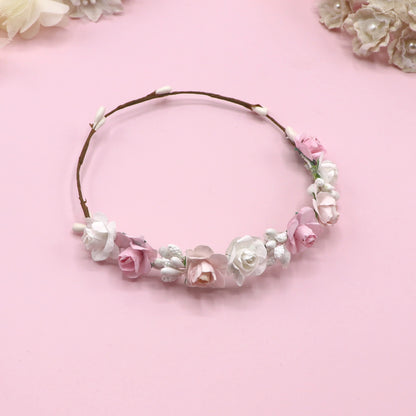 Coronita ROMANA muñeca - Rosa palo