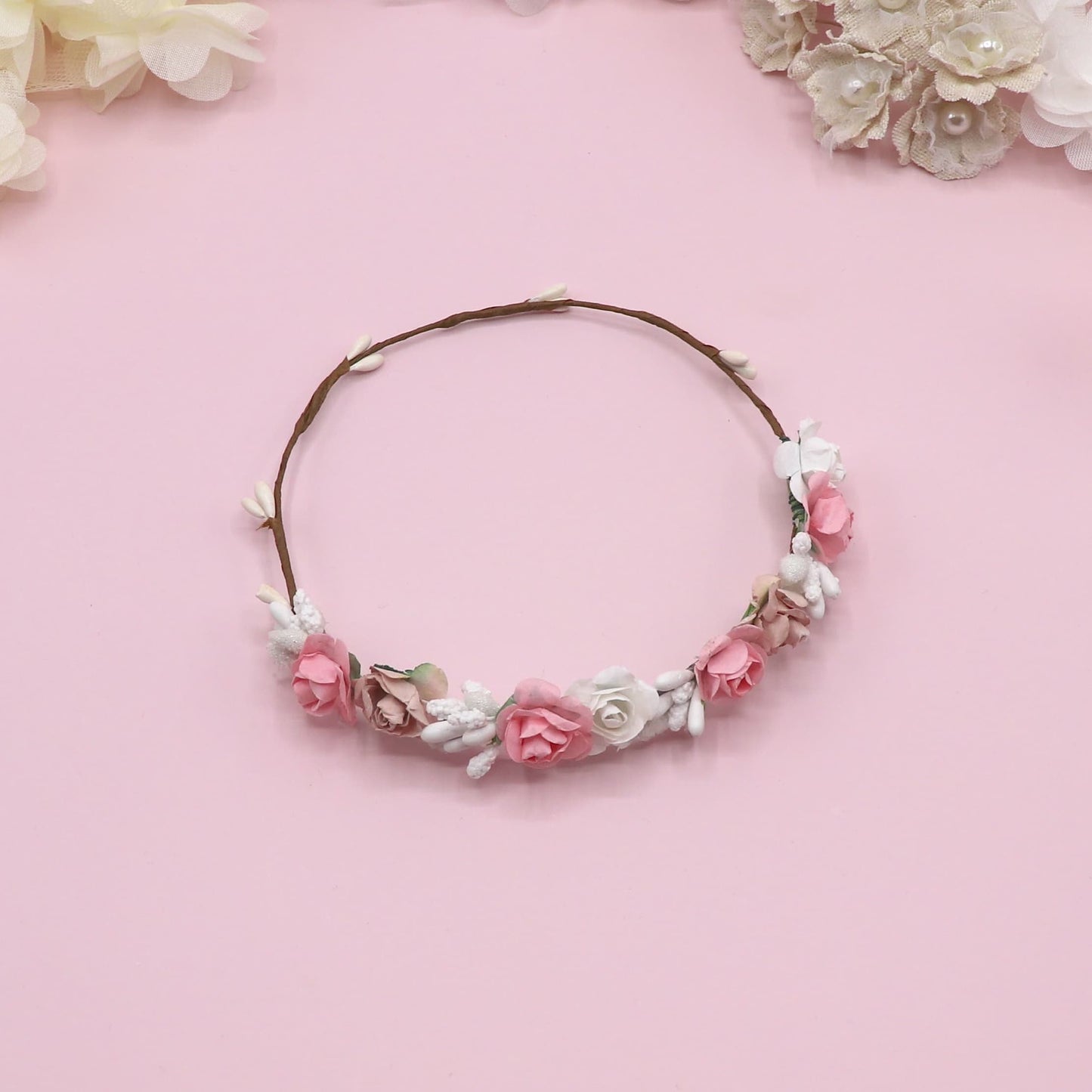 Coronita ROMANA muñeca - Rosa