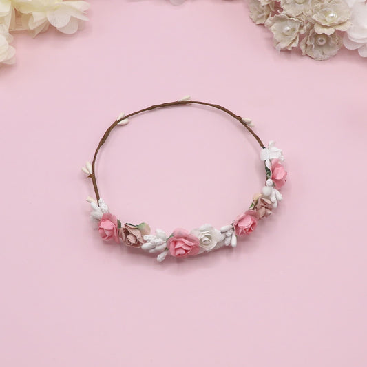 Coronita ROMANA muñeca - Rosa