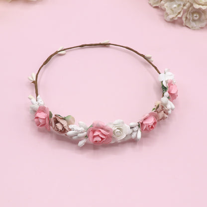 Coronita ROMANA muñeca - Rosa