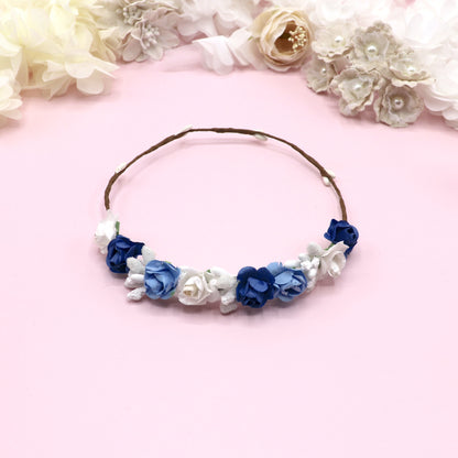 Coronita ROMANA muñeca - Azul tinta