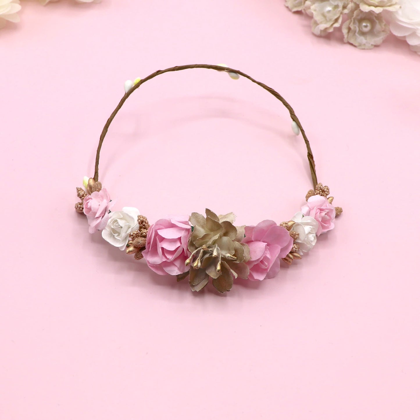 Coronita GOLDEN muñeca - Rosa