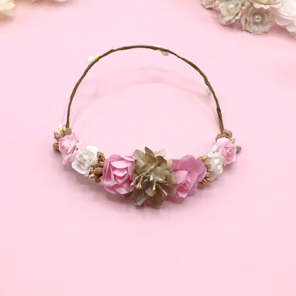 Coronita GOLDEN muñeca - Rosa