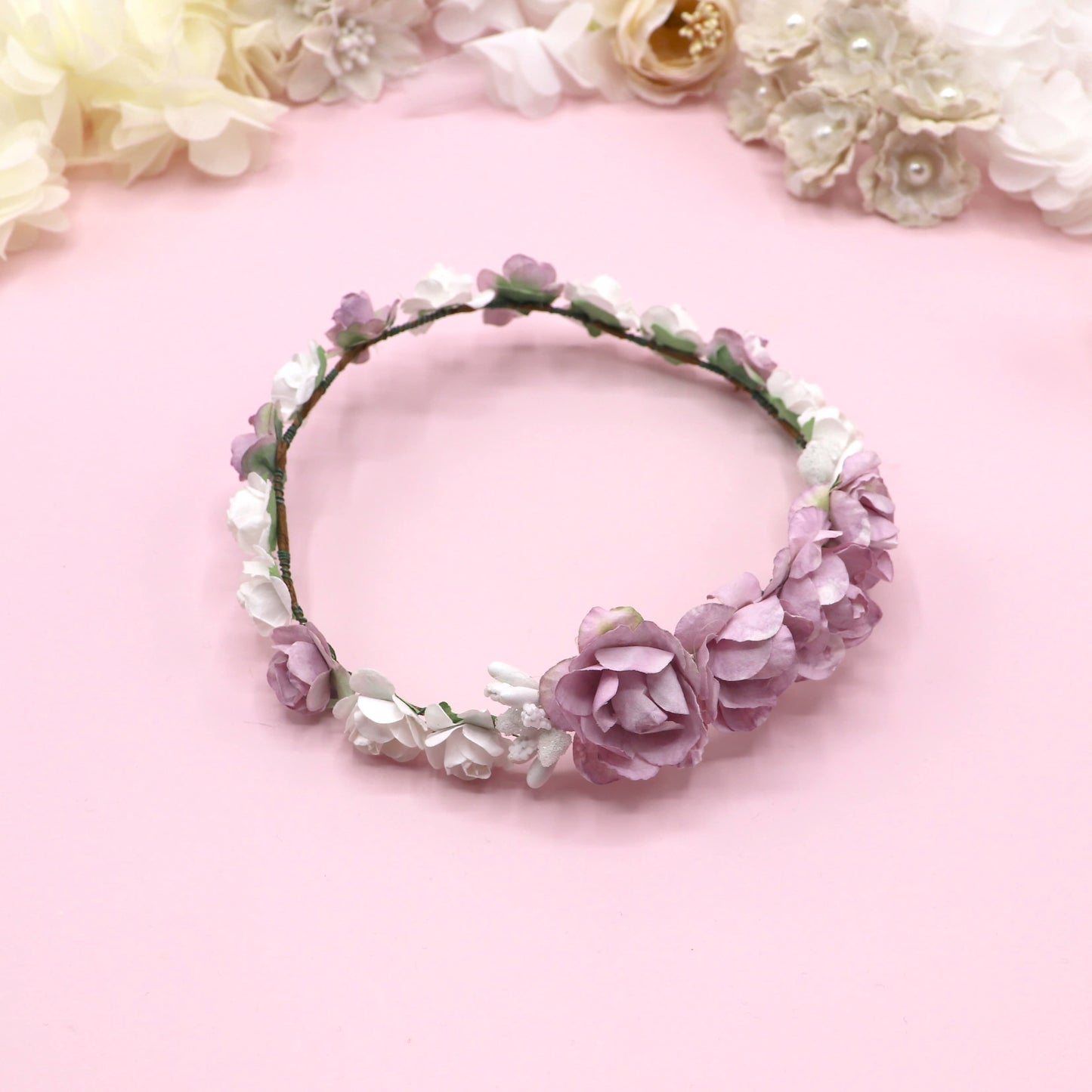 LADY doll crown - Aqua green