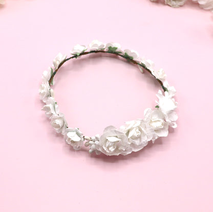 Coronita AMELIE muñeca - Blanco