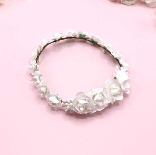 Coronita AMELIE muñeca - Blanco
