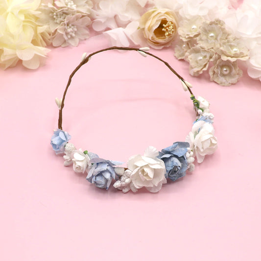 Coronita Iceberg  muñeca - Celeste