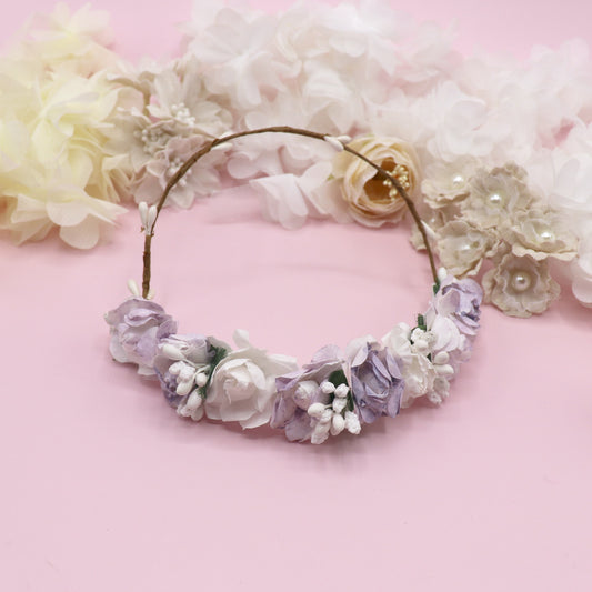 Coronita Iceberg  muñeca - Malva