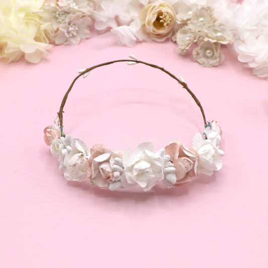 Coronita Iceberg  muñeca - Rosa palo