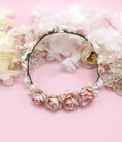 Coronita AMELIE muñeca - Rosa