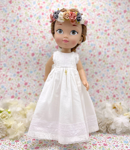 Zoe Lino doll communion dress