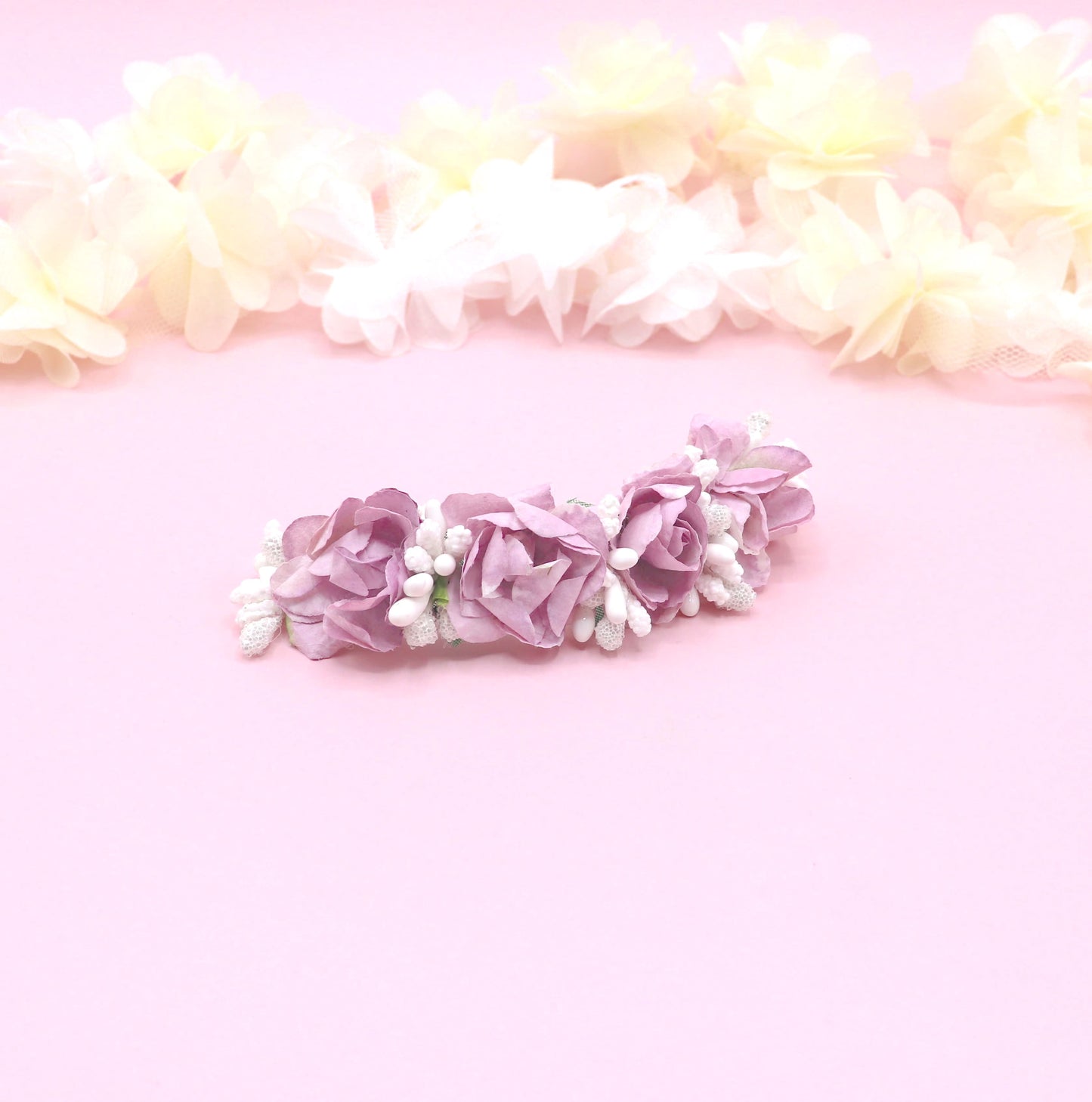 Tocado PISTILLOS muñeca - Malva