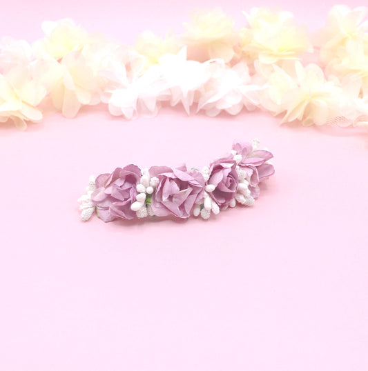 Cocar de boneca PISTILLOS - azul claro e rosa