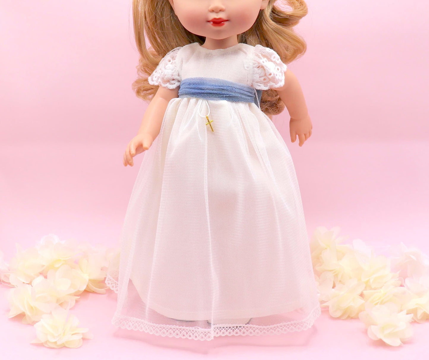 Vestido de comunhão boneca junina