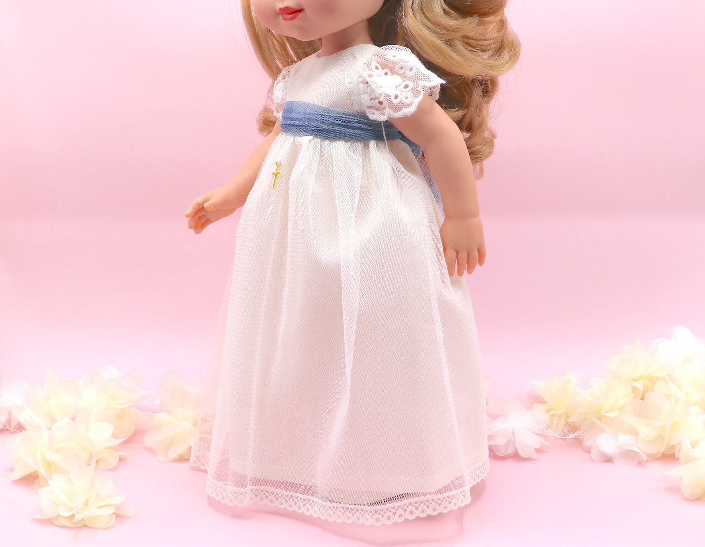 Vestido de comunhão boneca junina