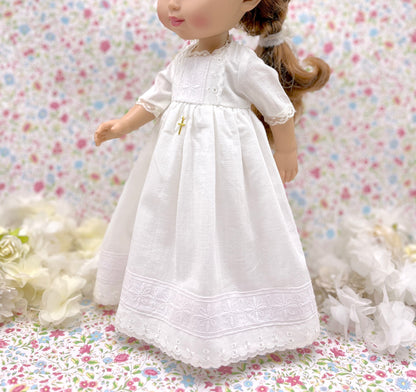 Muñeca de comunión personalizada con vestido Chloe Lino