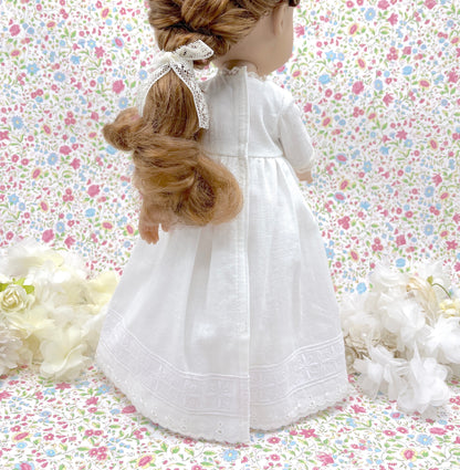 Personalized communion doll with Chloe Lino dress