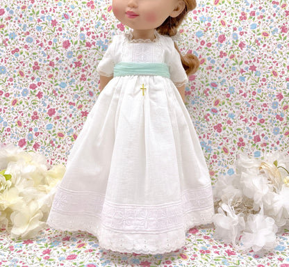 Chloe Lino doll communion dress