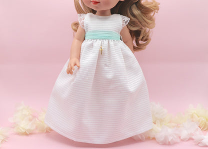 Vestido de comunhão boneca Pandora