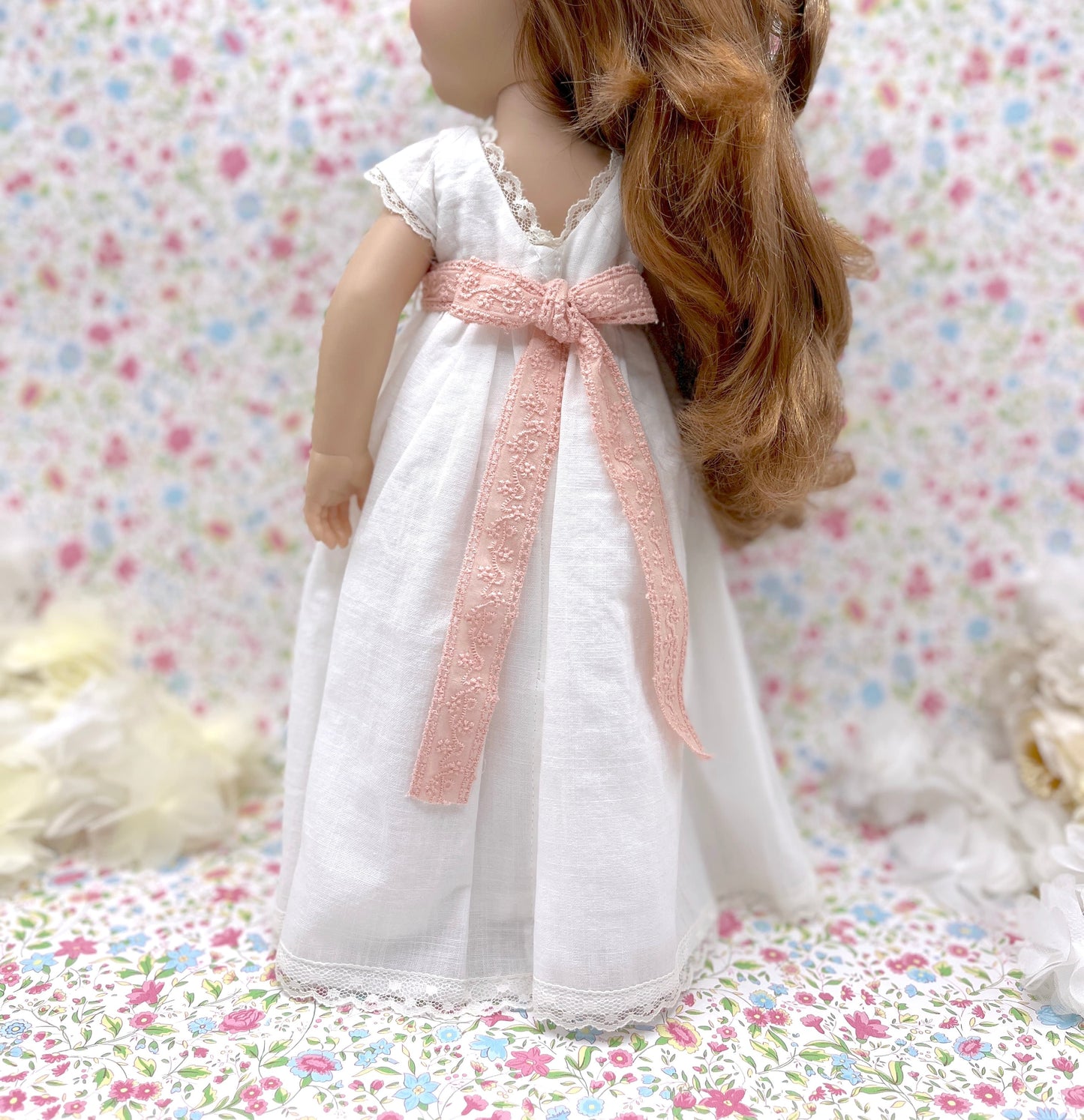 Rebecca Lino doll communion dress