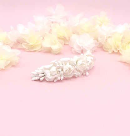 Cocar de boneca PISTILLOS - azul claro e rosa