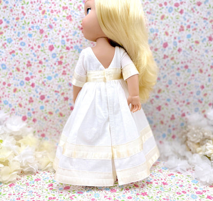 Megan Lino doll communion dress