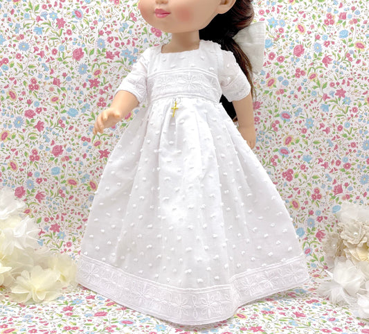 Martha plumeti doll communion dress