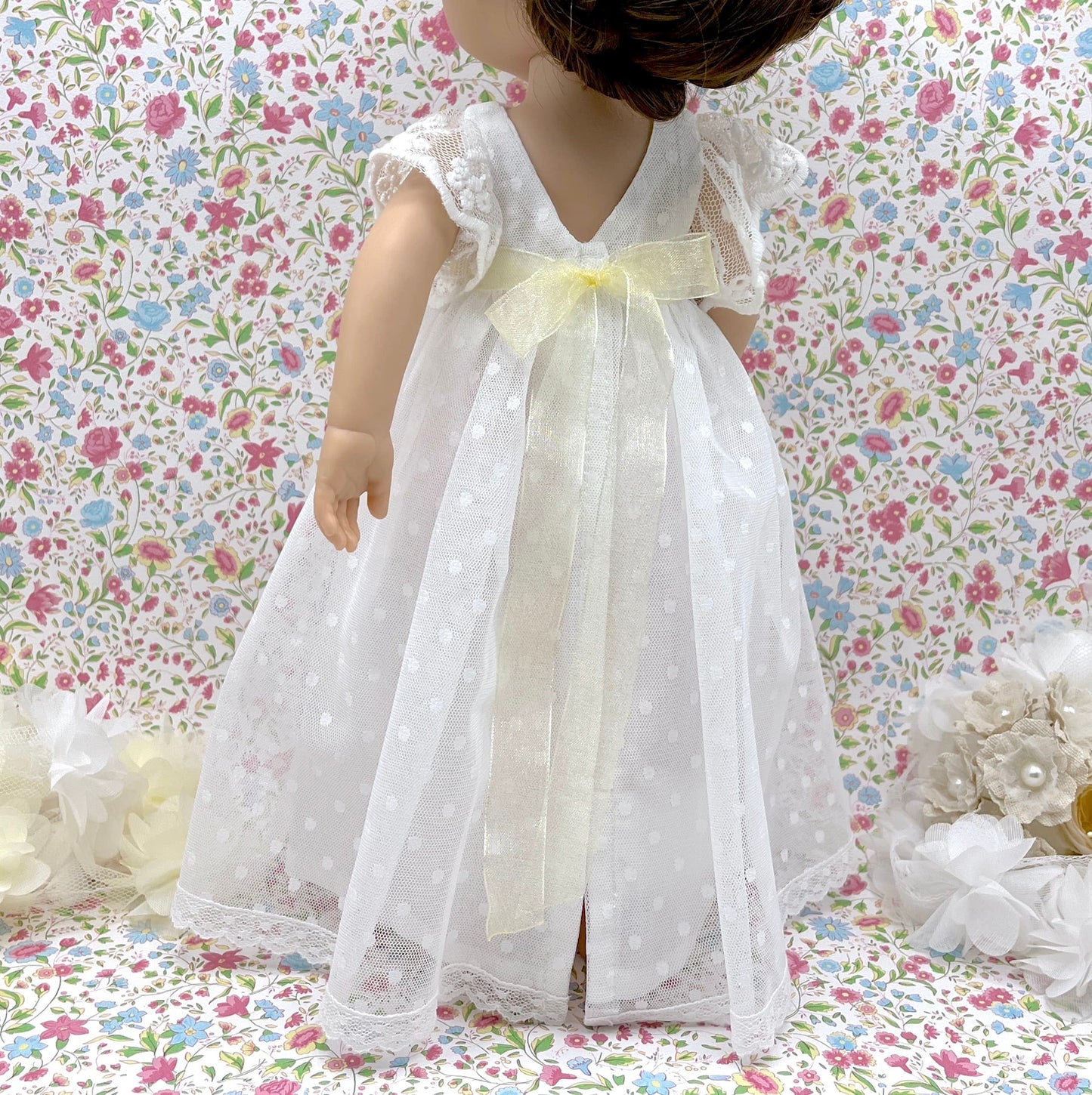 Personalized communion doll with June dress