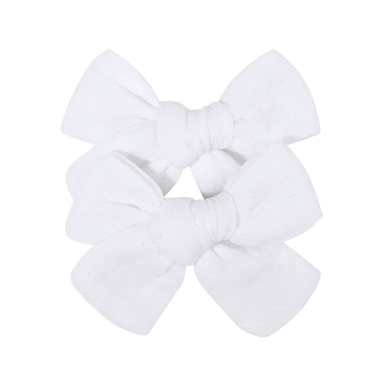 Muslin Hair Bow - MEDIUM 40% off 2nd unit!