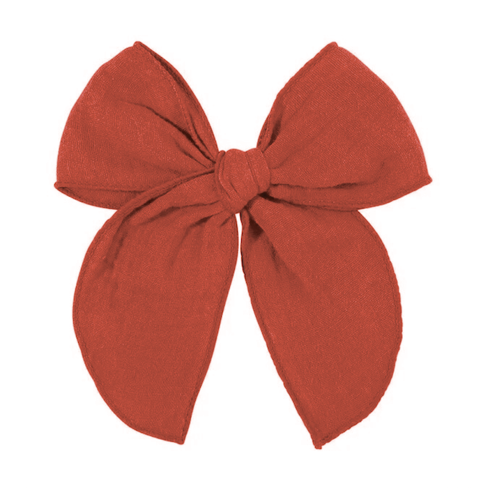 Muslin Bow in 13 Colors - LARGE 40% off 2nd unit!