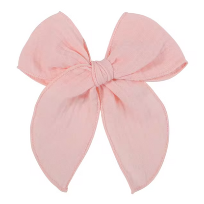 Muslin Bow in 13 Colors - LARGE 40% off 2nd unit!