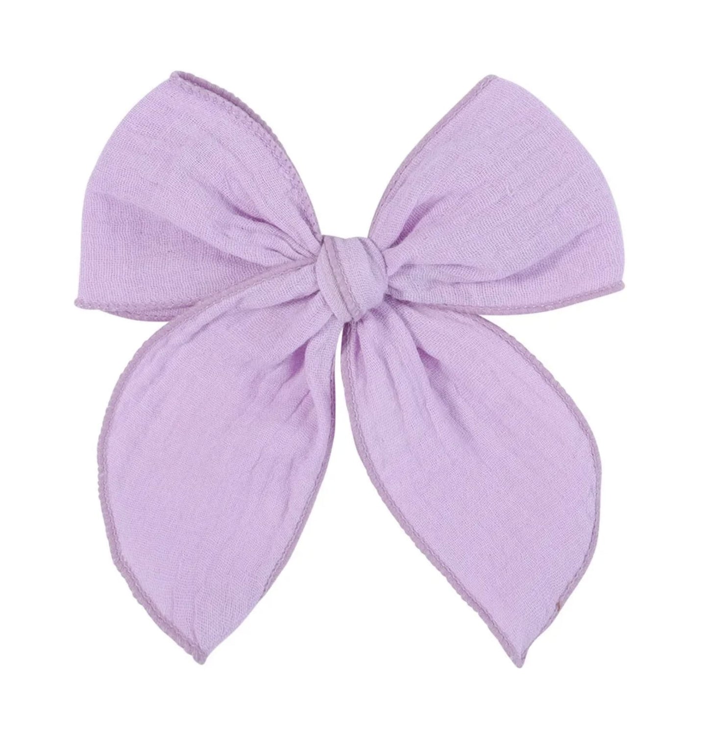 Muslin Bow in 13 Colors - LARGE 40% off 2nd unit!