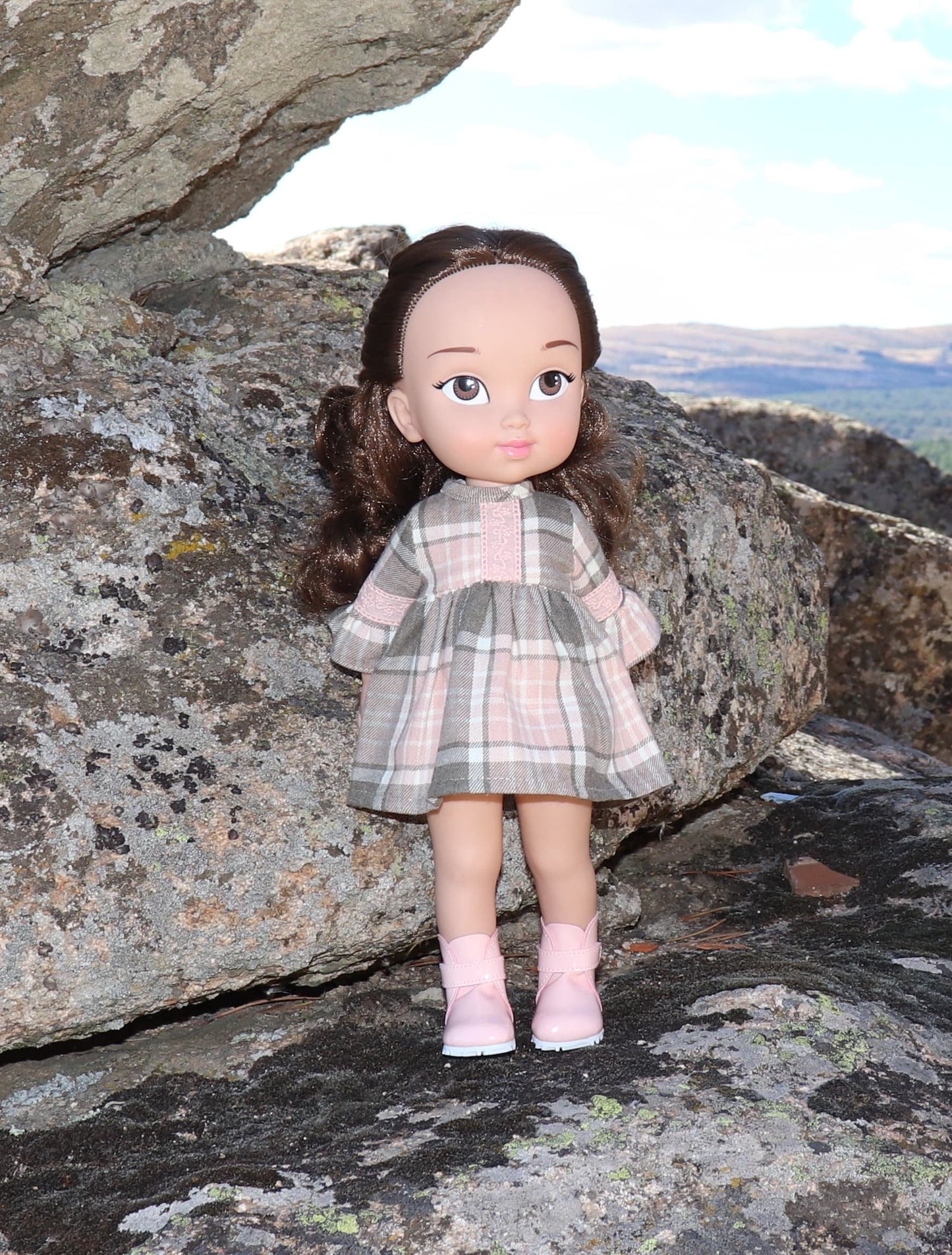 MONTALLEGRO Checked Dress – Doll