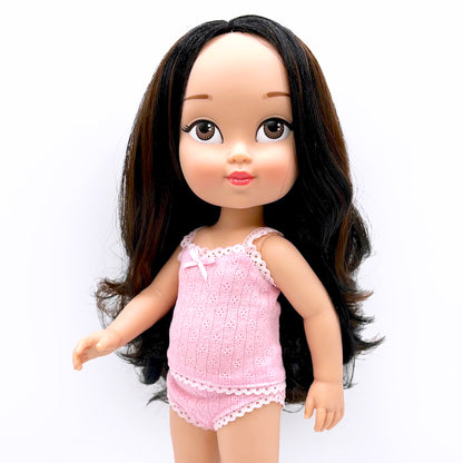 Custom doll dark brunette - Violet