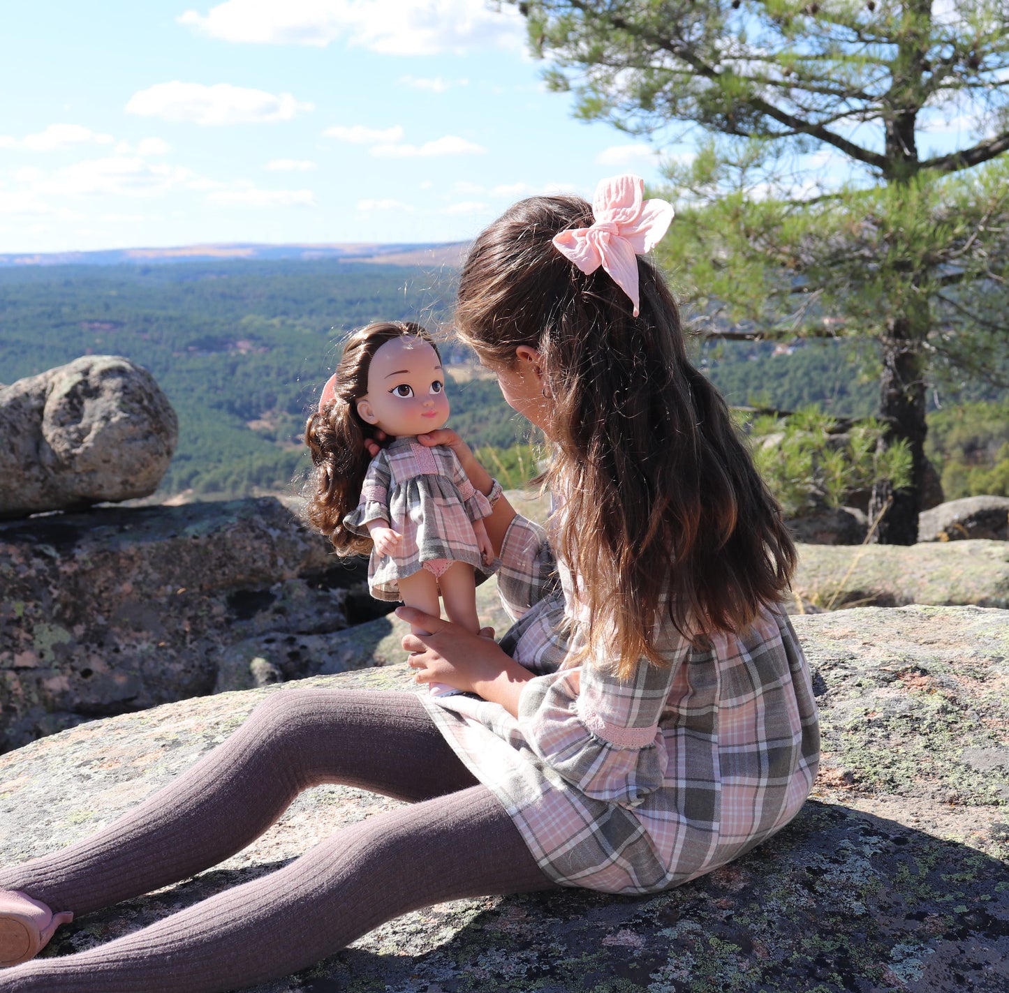 MONTALLEGRO plaid dress - girl