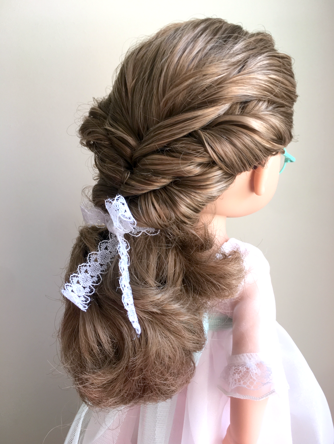 Imperial braid updo - doll hairstyle