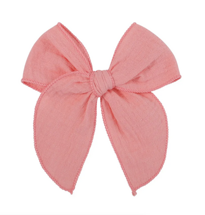 Muslin Bow in 13 Colors - LARGE 40% off 2nd unit!