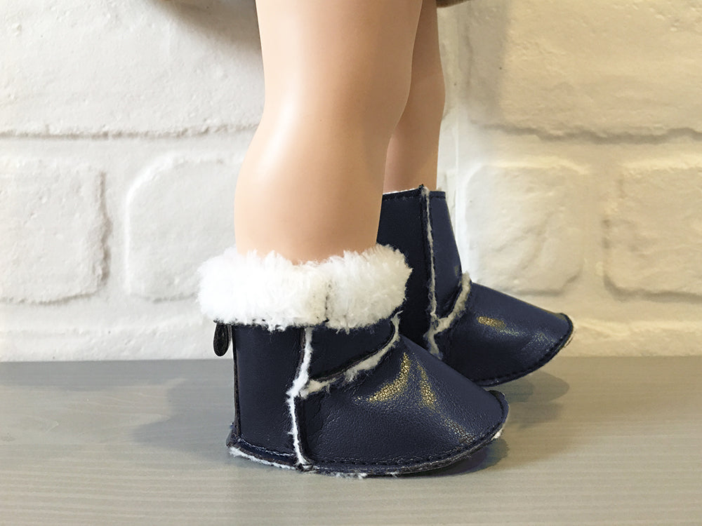 Australian boot in navy blue – Muñeca 