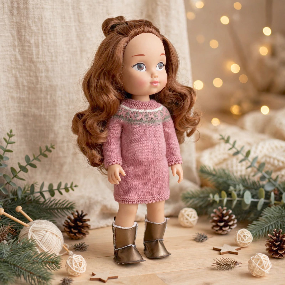 Aspen Pink Dress – Doll